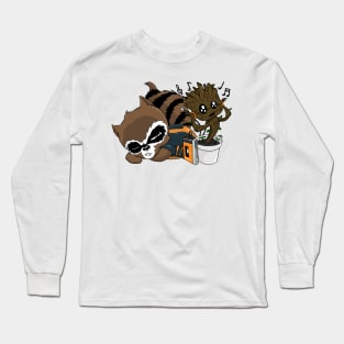 Baby Rocket & Groot Long Sleeve T-Shirt